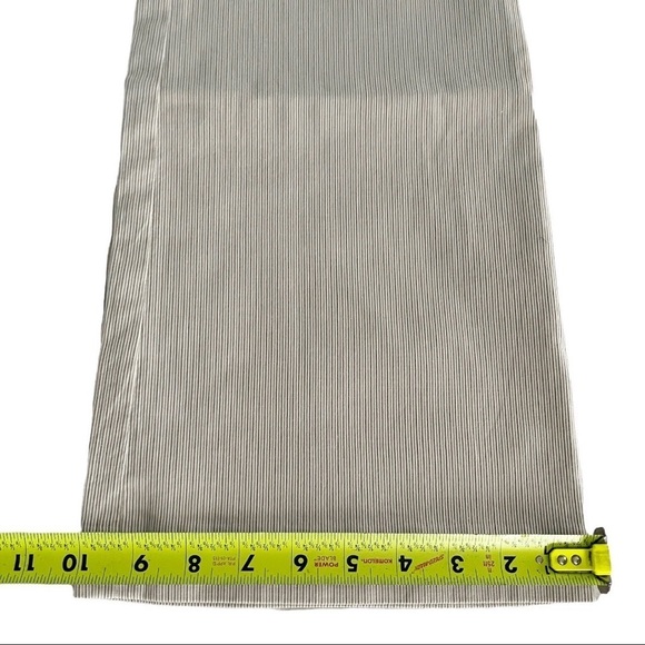 Ann Taylor Womans‎ Striped Ivory Mid Rise Casual Cotton Stretch Dress Pant 10 - Picture 10 of 10